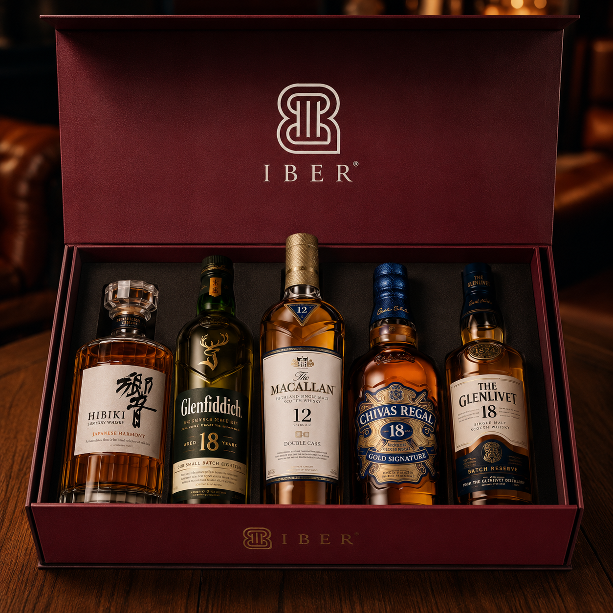 Colección Premium Exclusiva – 5 Whiskies